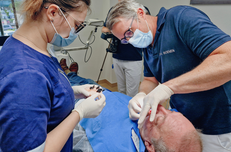 Intervention chirurgie orale � la Clinique Chirurgicale du Libournais 